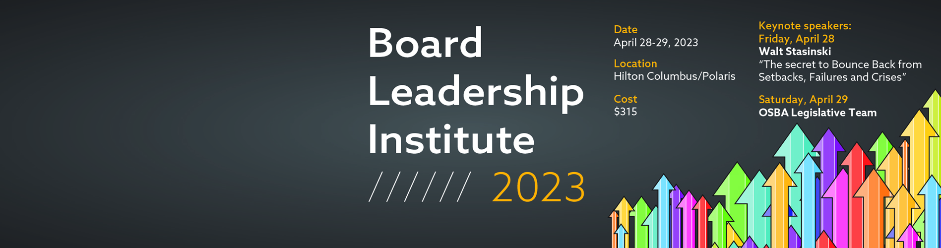 2023 Board Leadership Institute keynote speakers