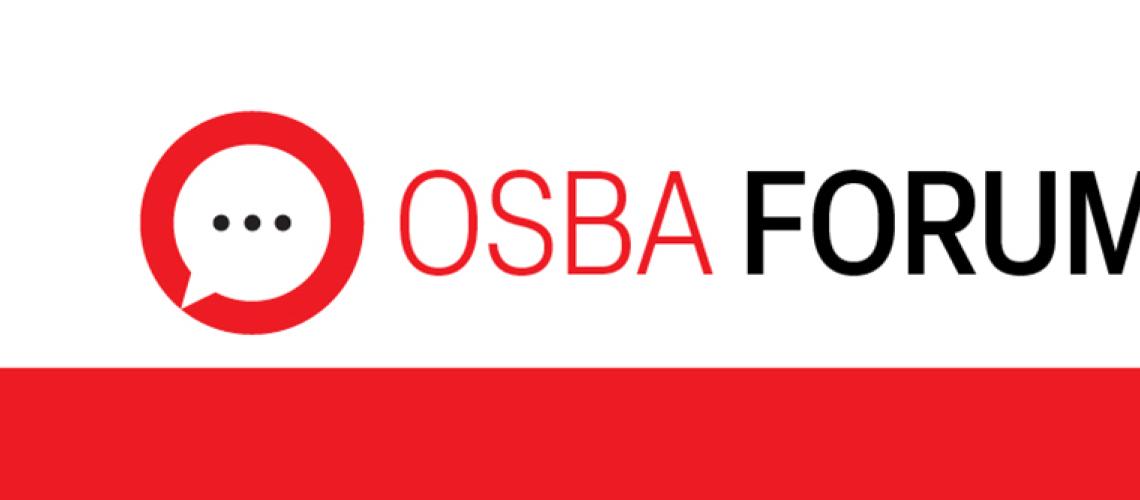 OSBA Forum with student image